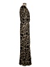 Parker Animal Print Black Brown Casual Dress Size XS - photo 4