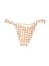 Shani Shemer Checkered-gingham Tan Swimsuit Bottoms Size L - photo 2