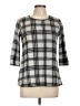 Bobbie Brooks Gray 3/4 Sleeve Top Size L - photo 1