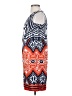 MSK 100% Rayon Graphic Red Orange Casual Dress Size S (petite) - photo 5