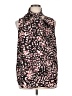Ava & Viv 100% Polyester Animal Print Black Sleeveless Blouse Size 1X - photo 1
