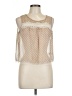 Iris Basic 100% Polyester Ivory Sleeveless Blouse Size L - photo 1