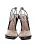 Steve Madden Silver Black Heels Size 9 - photo 2