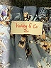 Hailey & Co. 100% Polyester Floral Blue Long Sleeve Blouse Size M - photo 7