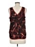 Halogen 100% Polyester Burgundy Sleeveless Blouse Size M - photo 2