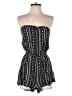 Divided by H&M 100% Viscose Hearts Black Romper Size 4 - photo 1