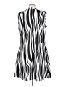 Unbranded 100% Polyester Stripes Black Casual Dress Size L - photo 2
