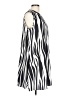 Unbranded 100% Polyester Stripes Black Casual Dress Size L - photo 4