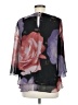 ECI 100% Polyester Black 3/4 Sleeve Blouse Size M - photo 2