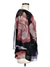 ECI 100% Polyester Black 3/4 Sleeve Blouse Size M - photo 4