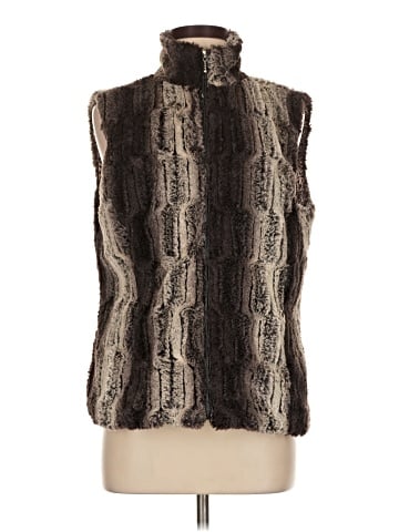 Erin London Faux Fur Vest (view 1)