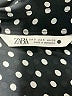 Zara Polka Dots Black 3/4 Sleeve Blouse Size S - photo 7