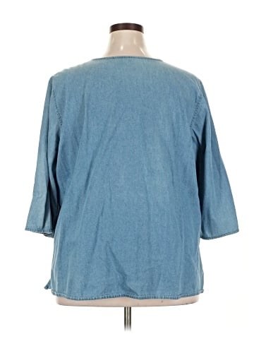 Club Z Collection 3/4 Sleeve Blouse (view 2)