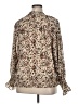 Ophelia Roe 100% Polyester Animal Print Ivory Long Sleeve Blouse Size 1X - photo 1