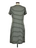 Ekouaer Stripes Gray Casual Dress Size M - photo 2
