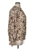 Ophelia Roe 100% Polyester Animal Print Ivory Long Sleeve Blouse Size 1X - photo 5