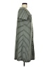 Ekouaer Stripes Gray Casual Dress Size M - photo 4