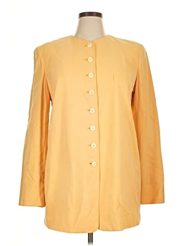 Linda Allard Ellen Tracy Long Sleeve Silk Top (view 1)