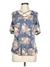 Lime n Chili Blue Short Sleeve Blouse Size L (estimated) - photo 1