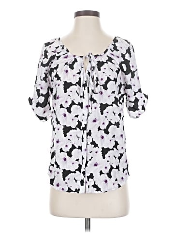 Larry Levine Short Sleeve Blouse (view 1)