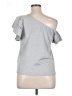 Shein Gray Short Sleeve Top Size XL - photo 2