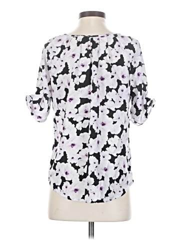 Larry Levine Short Sleeve Blouse (view 2)