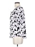 Larry Levine 100% Polyester White Short Sleeve Blouse Size S - photo 5