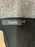 SUNBS Black Long Sleeve Top Size M - photo 7