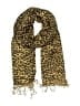 Cejon 100% Rayon Animal Print Yellow Tan Scarf One size - photo 1