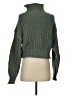 H&M Green Turtleneck Sweater Size XS - photo 2