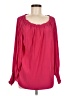 Ramy Brook 100% Polyester Pink Long Sleeve Blouse Size M - photo 1