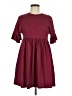 ASOS Solid Burgundy Casual Dress Size 6 - photo 1