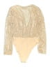 Shein 100% Polyester Gold Bodysuit Size 12 - photo 2
