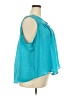 Zac & Rachel Teal Sleeveless Blouse Size 2X - photo 4