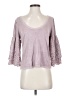 American Eagle Outfitters Gray 3/4 Sleeve Top Size S - photo 1