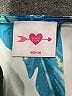 Buddy Love 100% Polyester Tropical Multi Color White Romper Size M - photo 4