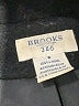 Brooks Brothers 346 100% Wool Solid Black Wool Coat Size S - photo 6