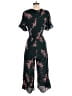 Louna Floral Black Jumpsuit Size XS - photo 2