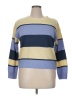 Assorted Brands 100% Polyester Color Block Blue Pullover Sweater Size 0X - photo 2