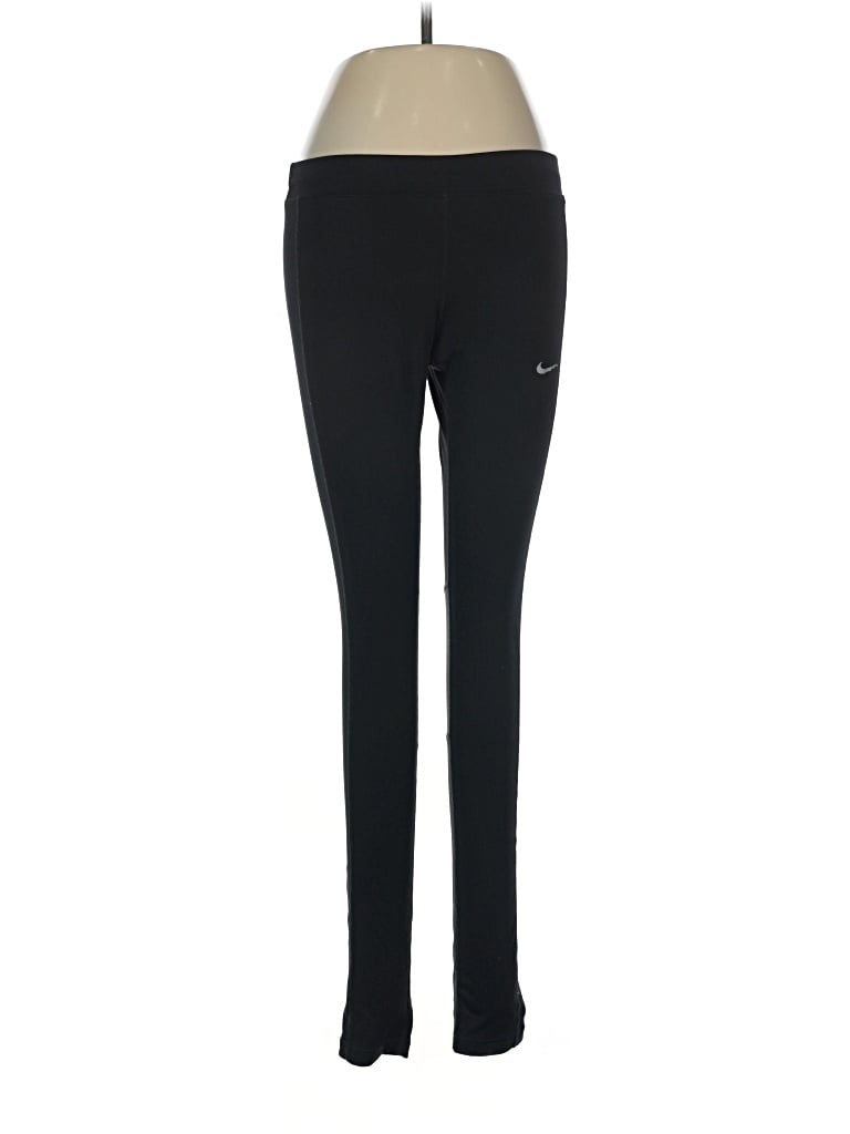 Pre-owned Nike Active Pants In Black