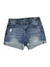 True Craft Blue Denim Shorts Size 7 - photo 1