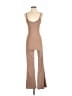 JoyLab Solid Brown Jumpsuit Size XS - photo 1