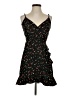 Missguided 100% Polyester Polka Dots Black Cocktail Dress Size 4 - photo 1