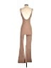 JoyLab Solid Brown Jumpsuit Size XS - photo 2