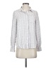 Tommy Hilfiger Checkered-gingham Gray Long Sleeve Button-Down Shirt Size S - photo 1