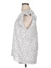 Acting Pro 100% Polyester Polka Dots White Short Sleeve Blouse Size 1X - photo 5