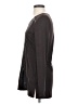Patrizia Luca Metallic Black Long Sleeve Top Size S - photo 5