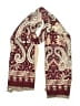 Unbranded Paisley Burgundy Scarf One size - photo 1