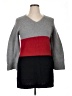 Style&Co Color Block Gray Pullover Sweater Size XL - photo 1