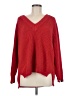 Express Solid Red Pullover Sweater Size M - photo 1